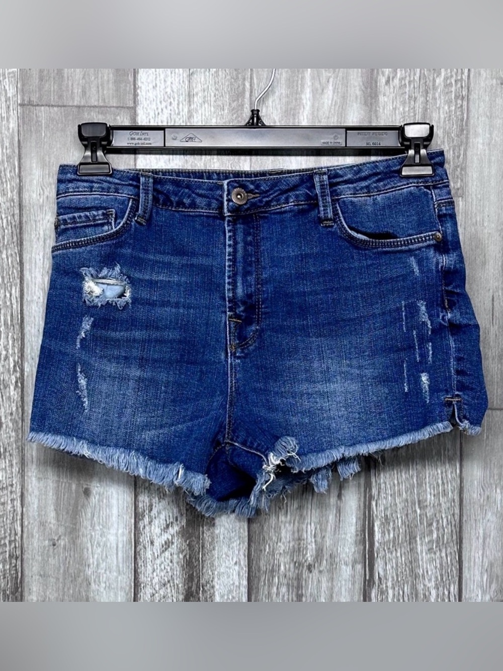 Pistola Cutoff Denim Shorts [895]
